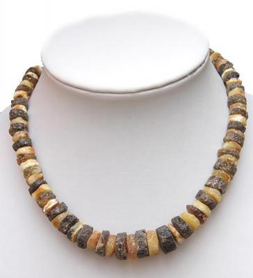 Янтарные лечебные бусы - Колечки