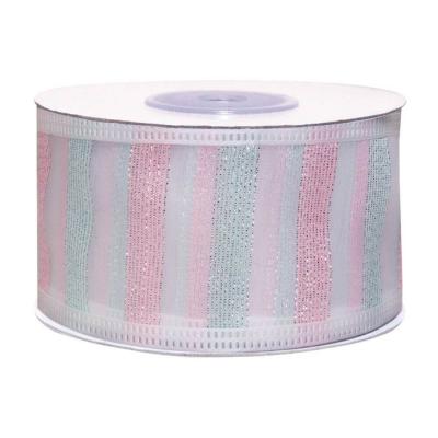 Фото - Капроновая лента Бирюзово-розовая 47 мм Фото - Капроновая лента Бирюзово-розовая 47 мм
