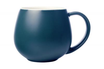 Кружка фарфоровая Оттенки Морская вода 450 мл
