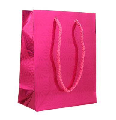 Фото - Пакет подарочный голографический розовый 12 х 15 см Фото - Пакет подарочный голографический розовый 12 х 15 см
