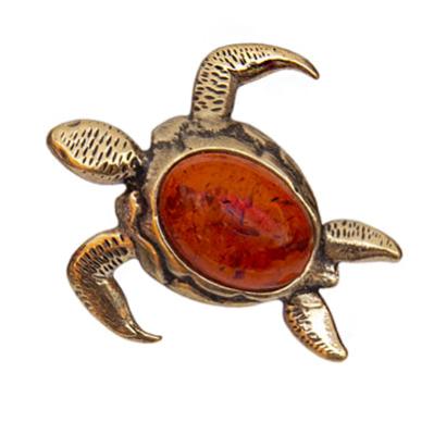 Фигурка с янтарем Морская черепаха