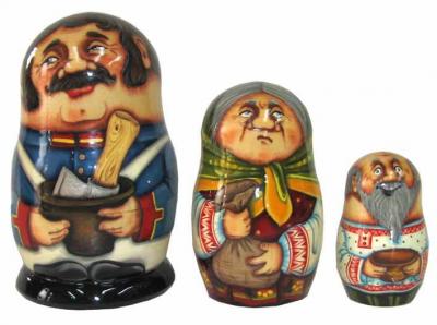 Фото - Сказка матрёшка Каша из топора 13 см