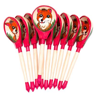 Фото - Деревянные ложки 10 штук - Лиса