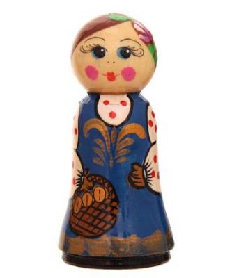 Фото - Магнит - Девушка с корзиной