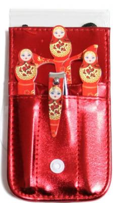 Фото - Маникюрный набор Хохлома Матрешки в кейсе 9 х 8 см Фото - Маникюрный набор Хохлома Матрешки в кейсе 9 х 8 см