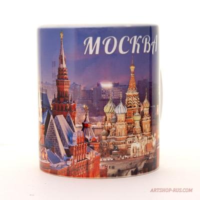 Фото - Кружка фарфоровая с фотографией Москва коллаж 250 мл