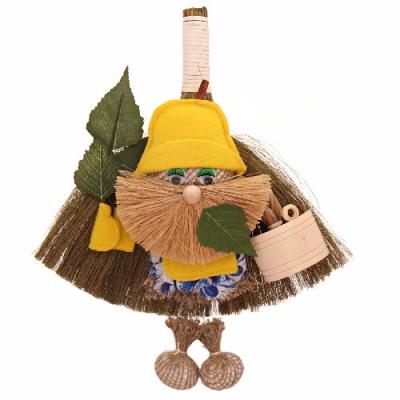 Фото - Домовой оберег на венике Банник 30 х 22 см