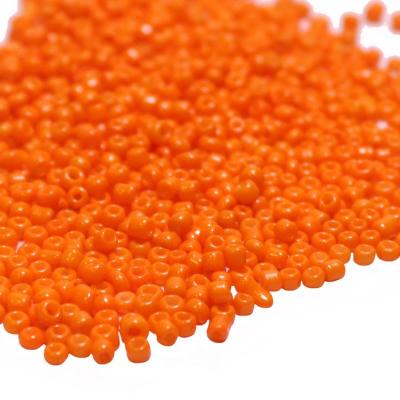 Фото - Бисер №50 оранжевый непрозрачный 300 грамм