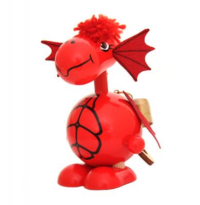 Фото - Игрушка на пружинке - Красный дракончик 9 х 6 см
