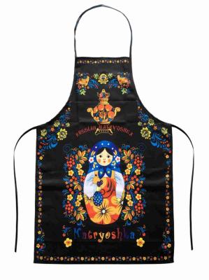 Фото - Фартук сувенирный черный фон Матрешка 60 х 50 см Фото - Фартук сувенирный черный фон Матрешка 60 х 50 см