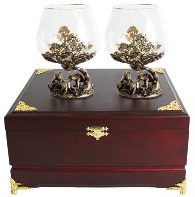 Фото - Набор бокалов Волки