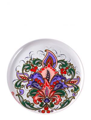 Фото - Тарелка панно Цветущий сад 30 см Хохлома Фото - Тарелка панно Цветущий сад 30 см Хохлома