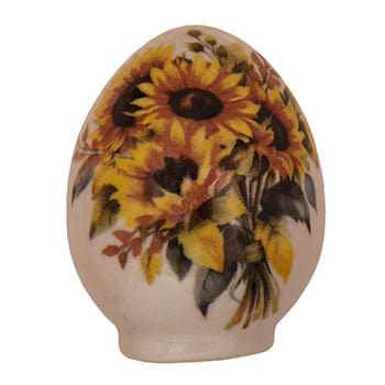 Пасхальное яйцо Букет подсолнухов Гжель