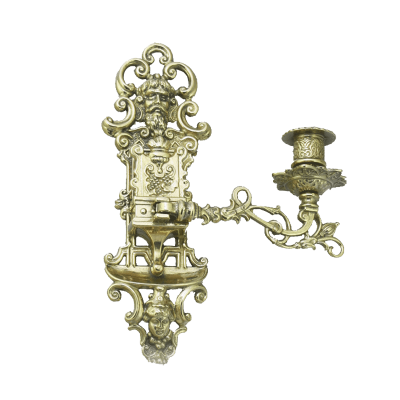 Фото - Настенный подсвечник на одну свечу Ареццо 28 х 19 см