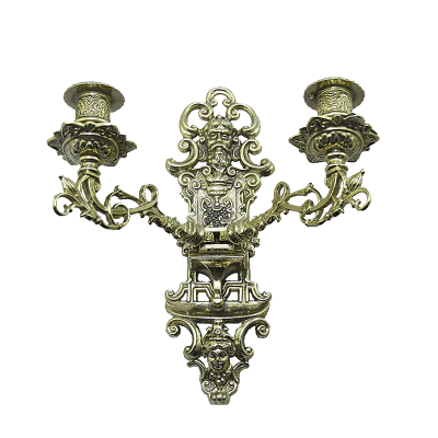Фото - Настенный канделябр на две свечи Ареццо 28 х 23 см