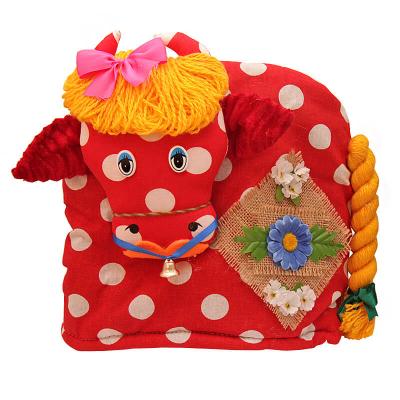 фото - Грелка для чайника текстильная Корова 30 х 28 см фото - Грелка для чайника текстильная Корова 30 х 28 см