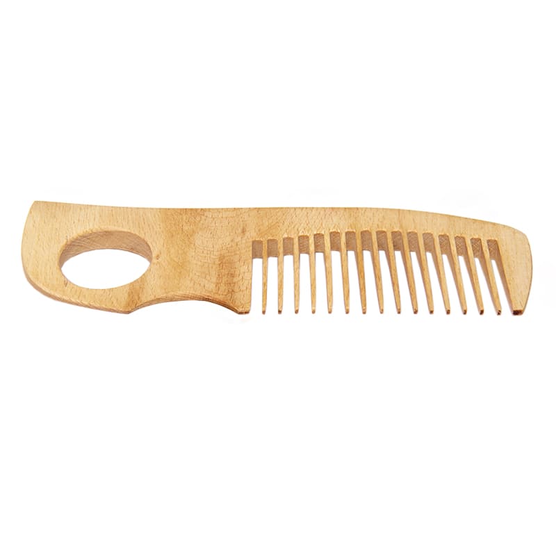 Фото - Гребень с ручкой из можжевельника 18 х 6 см