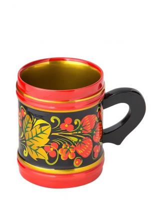 Фото - Кружка пивная Хохлома малая 9 см