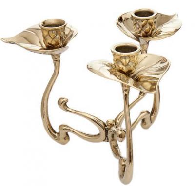 Фото - Канделябр на 3 свечи – Бутон