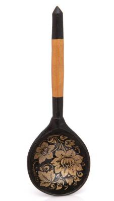 Фото - Ложка деревянная - Классика Хохломы 19 см