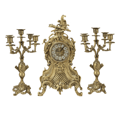 Фото - Часы и канделябры из бронзы Карранка Тападо