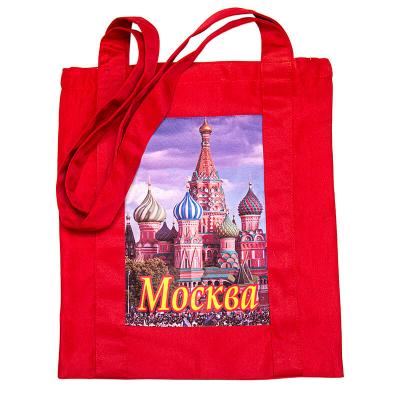 Фото - Сумка для сувениров Москва красный фон 42 х 36 см