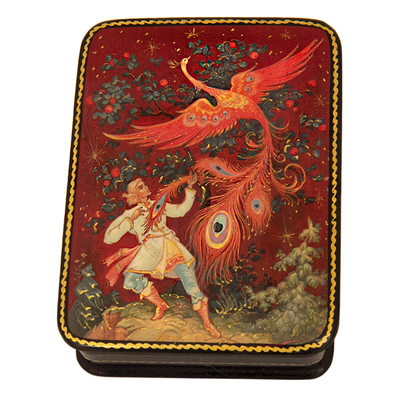 Фото - Шкатулка миниатюра "Жар-птица" 11 х 8 см