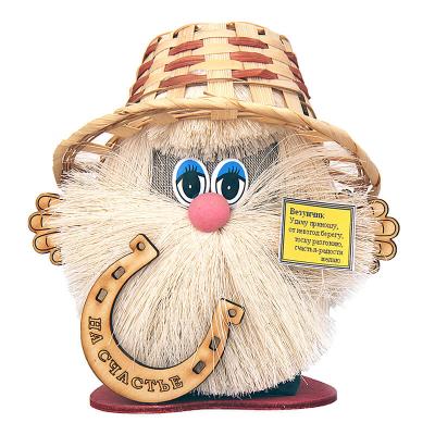 Фото - Домовой с подковой на удачу 18 см