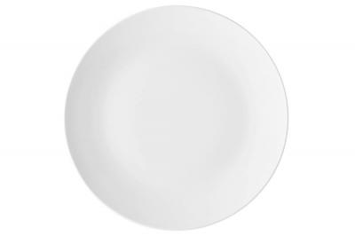 Тарелка из фарфора обеденная Белая коллекция 27,5 см