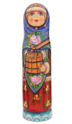 Фото - Футляр для бутылки 0,5 л Девушка с коромыслом 31 см