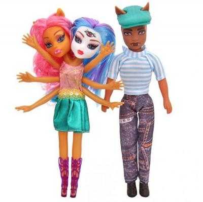 Фото - Куклы Монстры девочка и мальчик 2 куклы 21 см Фото - Куклы Монстры девочка и мальчик 2 куклы 21 см