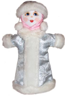 Фото - Снегурочка в белой шубе кукольный театр 38 см