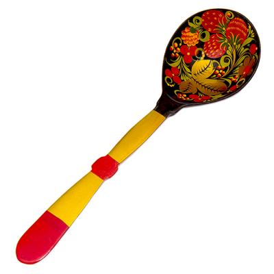 Фото - Ложка хохлома с фактурной ручкой