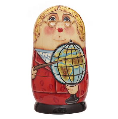 Фото - Матрешка авторская Учитель 3 места 13 см