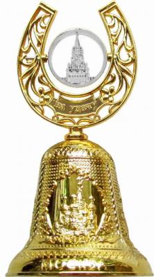 Фото - Колокольчик Спасская башня в подкове 9,5 см