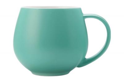 Кружка фарфоровая Оттенки аквамариновые 450 мл