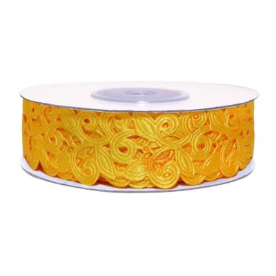 Фото - Лента Цветочный узор Желтый Фото - Лента Цветочный узор Желтый