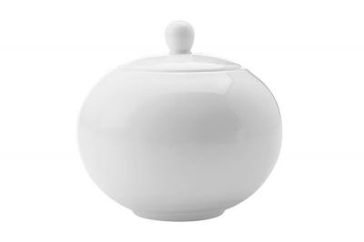 Сахарница фарфоровая Белая коллекция 400 мл Сахарница фарфоровая Белая коллекция 400 мл