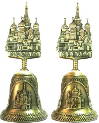 Фото - Фигурный колокольчик Москва Храмы 11,5 см