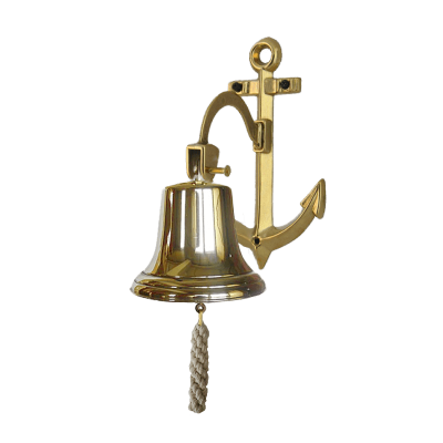 Фото - Рында на кронштейне Якорь 14 см Фото - Рында на кронштейне Якорь 14 см