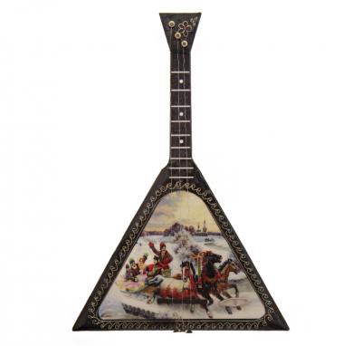 Фото - Балалайка с музыкальным механизмом Тройка 24,5 см Фото - Балалайка с музыкальным механизмом Тройка 24,5 см