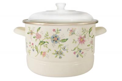 Кастрюля со вставкой-пароваркой Прованс 24 см, 6,5 литров