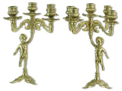 Фото - Пара канделябров - Рим 5 рожков