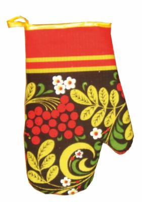 Фото - Рукавица прихватка традиционная хохлома 25 х 24 см
