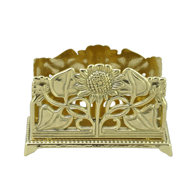 Салфетница интерьерная Золотые подсолнухи 10 х 13 см Салфетница интерьерная Золотые подсолнухи 10 х 13 см