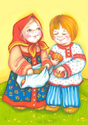 Открытка пасхальная