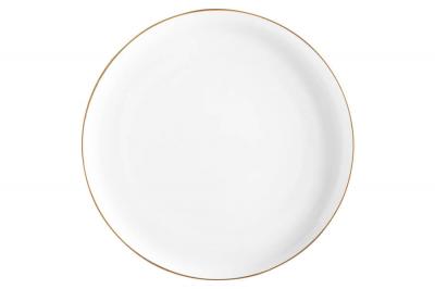 Тарелка обеденная из костяного фарфора Кашемир голд 26,5 см