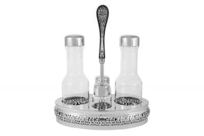 Набор для специй из стекла Британи 25 см