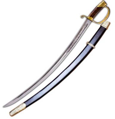 Фото - Сабля офицерская с резьбой