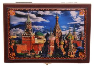 Фото - Шкатулка для ювелирных украшений - Москва 12,5 х 9 см Фото - Шкатулка для ювелирных украшений - Москва 12,5 х 9 см